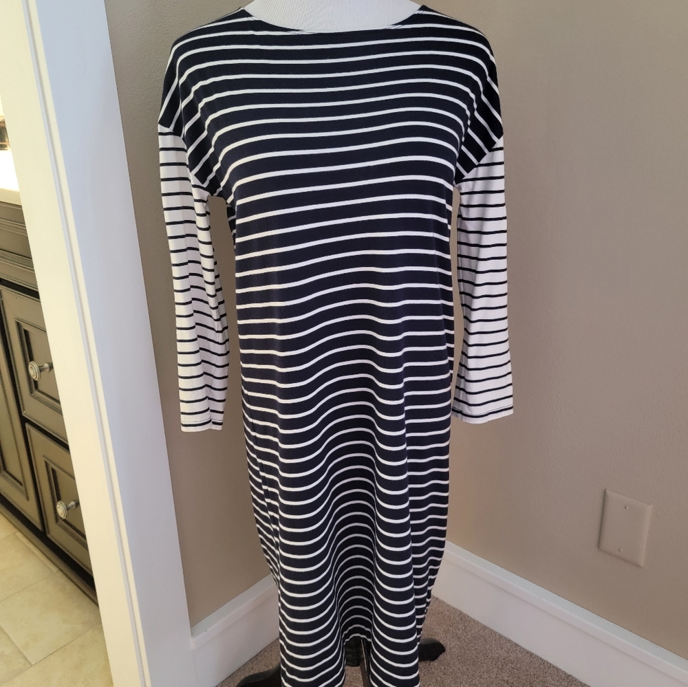 Gap sz. S Tall Striped Navy and White Nautical Women's Dress